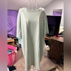 A New Day by Target brand new with tags mint colored T-shirt dress size XXL